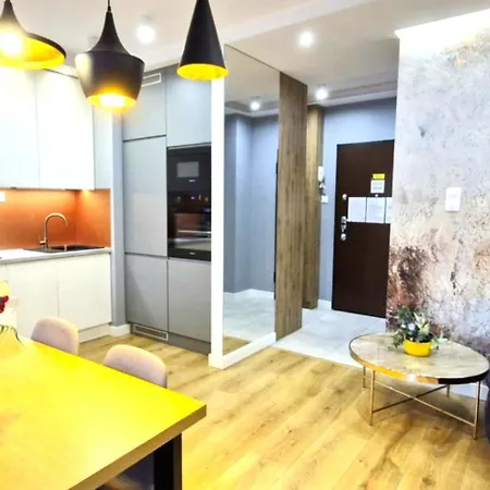 Apartment Luxury Blue Cascade Downtown Balcony Krakow
