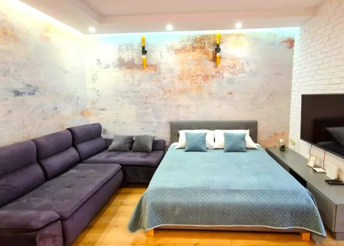 Luxury Blue Cascade Downtown Balcony